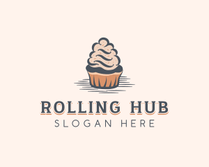 Sweet Muffin Cupcake logo design