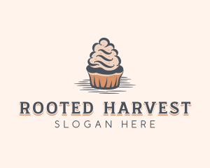 Sweet Muffin Cupcake logo design