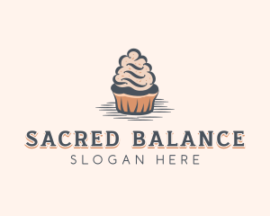 Sweet Muffin Cupcake logo design