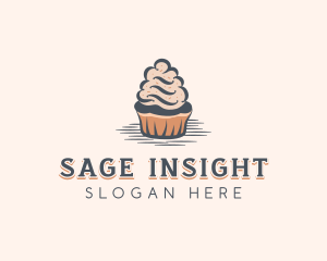 Sweet Muffin Cupcake logo design