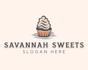 Sweet Muffin Cupcake logo design