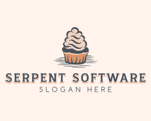 Sweet Muffin Cupcake logo design