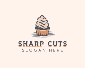 Sweet Muffin Cupcake logo design