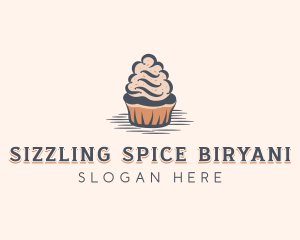 Sweet Muffin Cupcake logo design