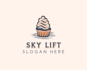 Sweet Muffin Cupcake logo design