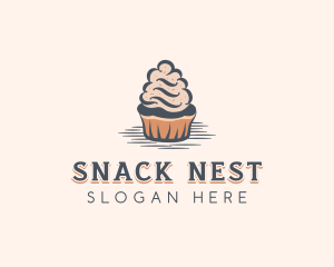 Sweet Muffin Cupcake logo design