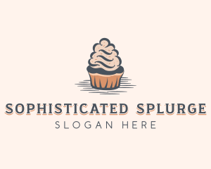 Sweet Muffin Cupcake logo design