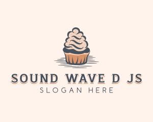 Sweet Muffin Cupcake logo design