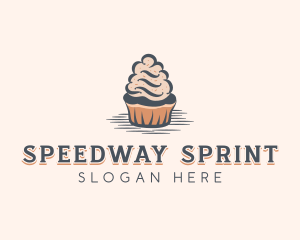 Sweet Muffin Cupcake logo design