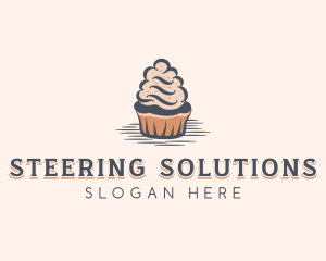 Sweet Muffin Cupcake logo design