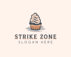 Sweet Muffin Cupcake logo design