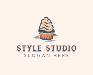 Sweet Muffin Cupcake logo design