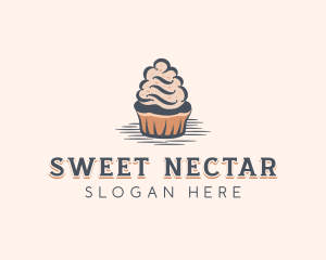 Sweet Muffin Cupcake logo design