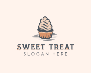 Sweet Muffin Cupcake logo design