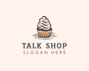 Sweet Muffin Cupcake logo design