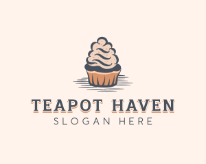 Sweet Muffin Cupcake logo design