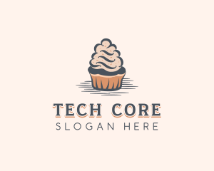 Sweet Muffin Cupcake logo design