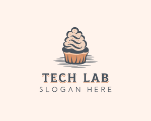 Sweet Muffin Cupcake logo design