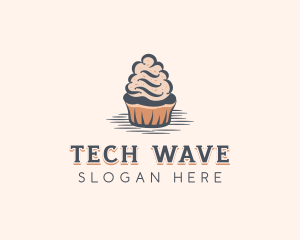 Sweet Muffin Cupcake logo design