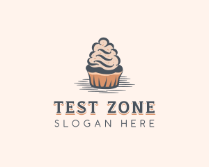 Sweet Muffin Cupcake logo design