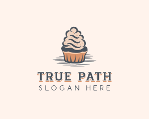 Sweet Muffin Cupcake logo design