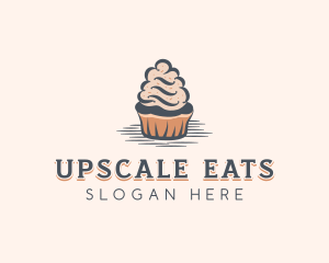 Sweet Muffin Cupcake logo design