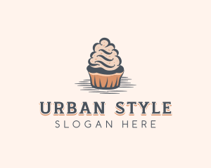 Sweet Muffin Cupcake logo design