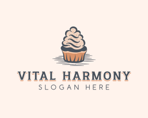 Sweet Muffin Cupcake logo design