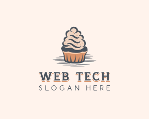 Sweet Muffin Cupcake logo design