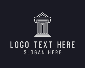 Column Architecture Building logo