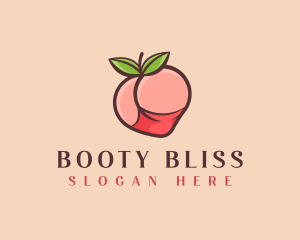 Sexy Peach Butt logo design