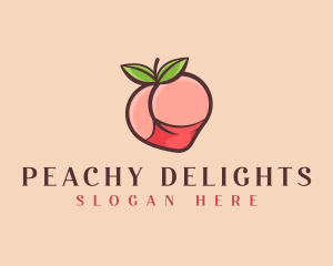 Sexy Peach Butt logo design