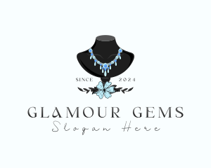 Necklace Jewelry Boutique logo design