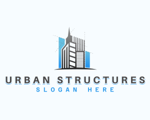 Tower Building Architecture logo design