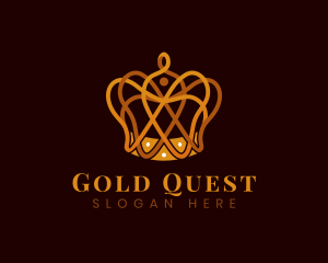 Gold King Crown  logo design