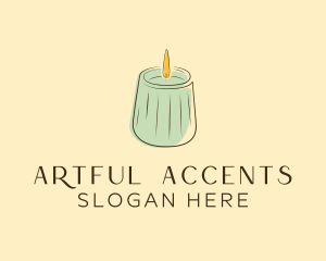 Fragrance Candle Decoration logo design