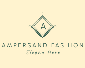 Fashion Diamond Wreath logo design