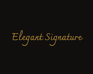 Luxury Script Brand logo design