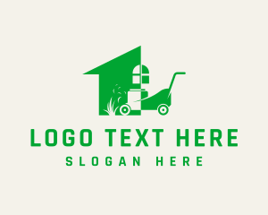 Home Garden Lawn Mower logo