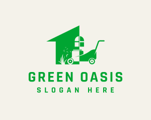 Home Garden Lawn Mower logo