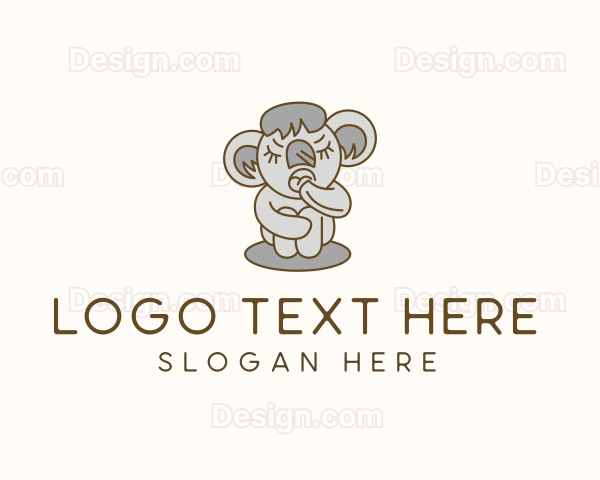 Australian Sleepy Koala Logo