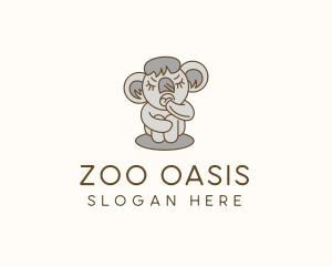 Australian Sleepy Koala logo design