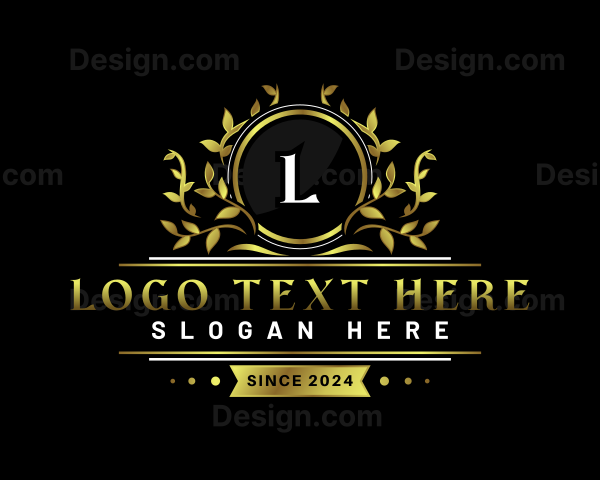 Luxury Vine Crest Logo