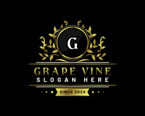 Luxury Vine Crest logo design