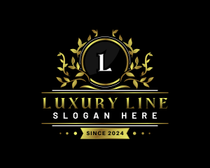 Luxury Vine Crest logo design