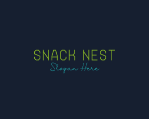 Neon Bar Club logo design