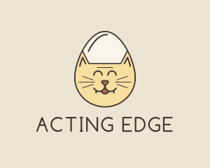 Cat Egg Head logo design