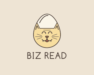 Cat Egg Head logo design