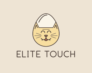 Cat Egg Head logo design