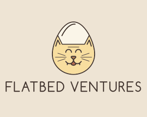 Cat Egg Head logo design